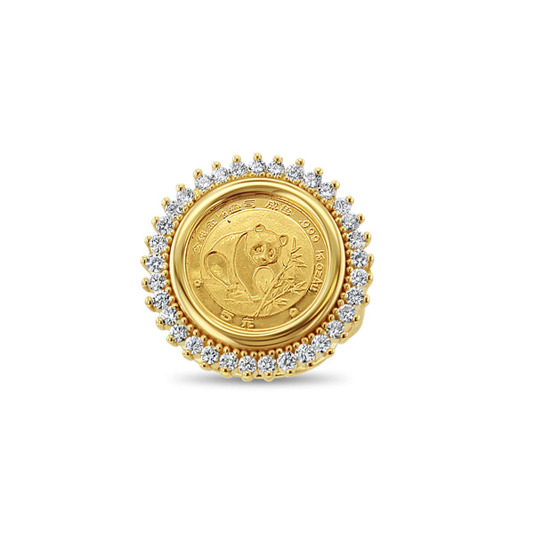 Buy Gold Coin Ring, Coin Pinky Ring, Gold Signet Ring, Coin Signet Ring,  Cocktail Ring Vintage Style Coin Ring, Vintage Gold Ring, Pinky Ring Online  in India - Etsy